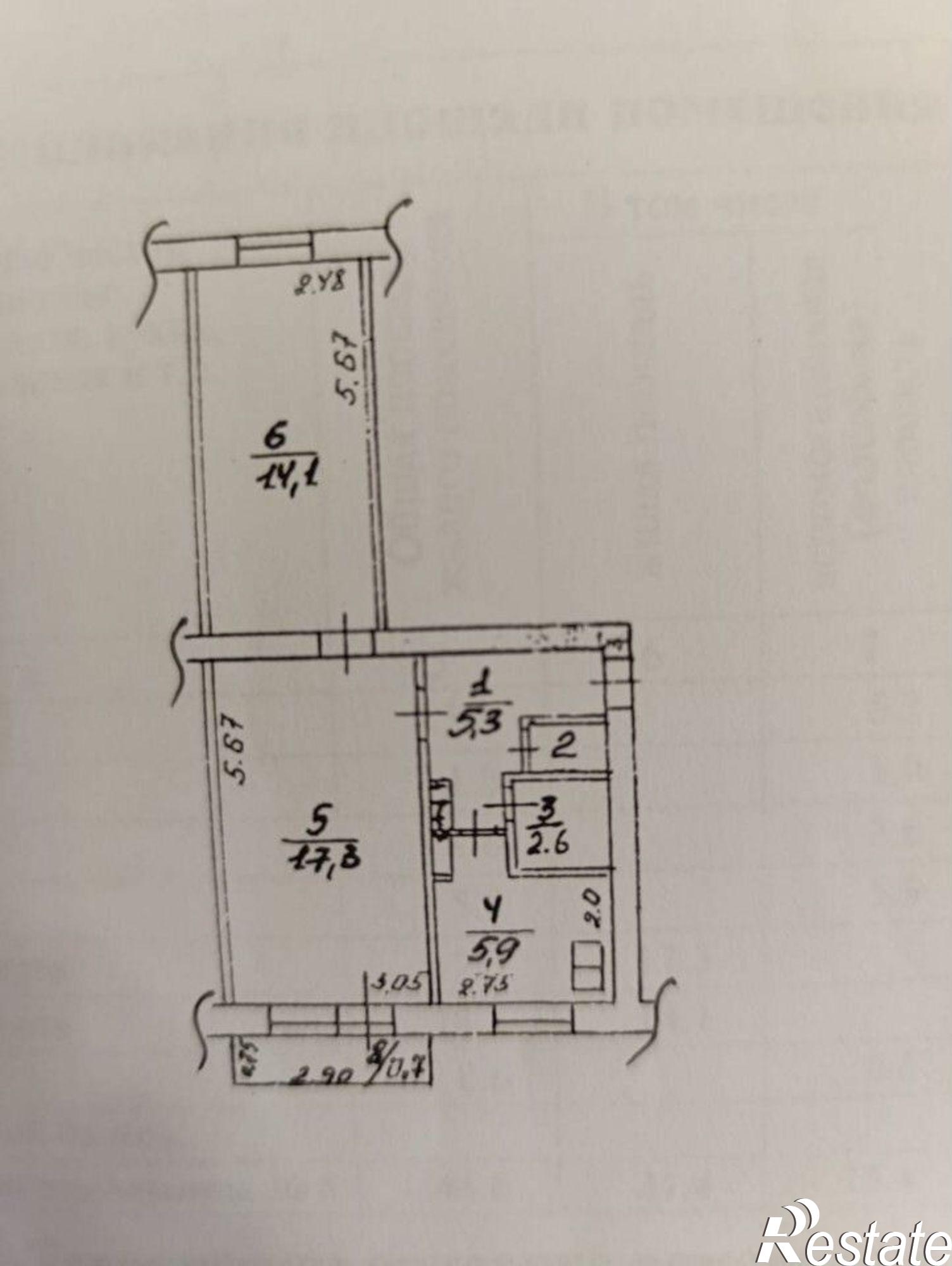 Купить квартиру за 6 500 000 рублей на ул Пролетарская, 13/3