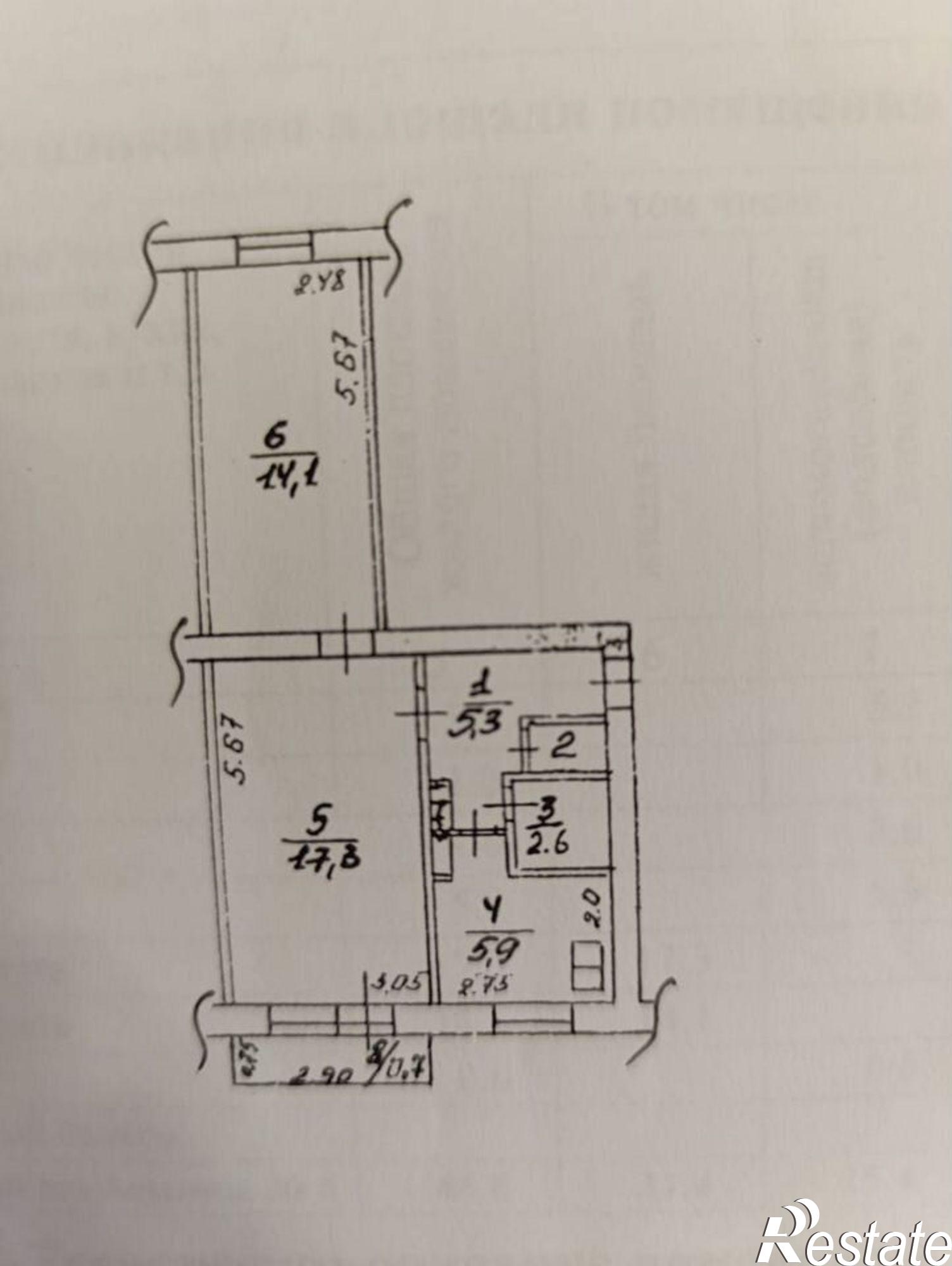 Купить квартиру за 6 500 000 рублей на ул Пролетарская, 13/3