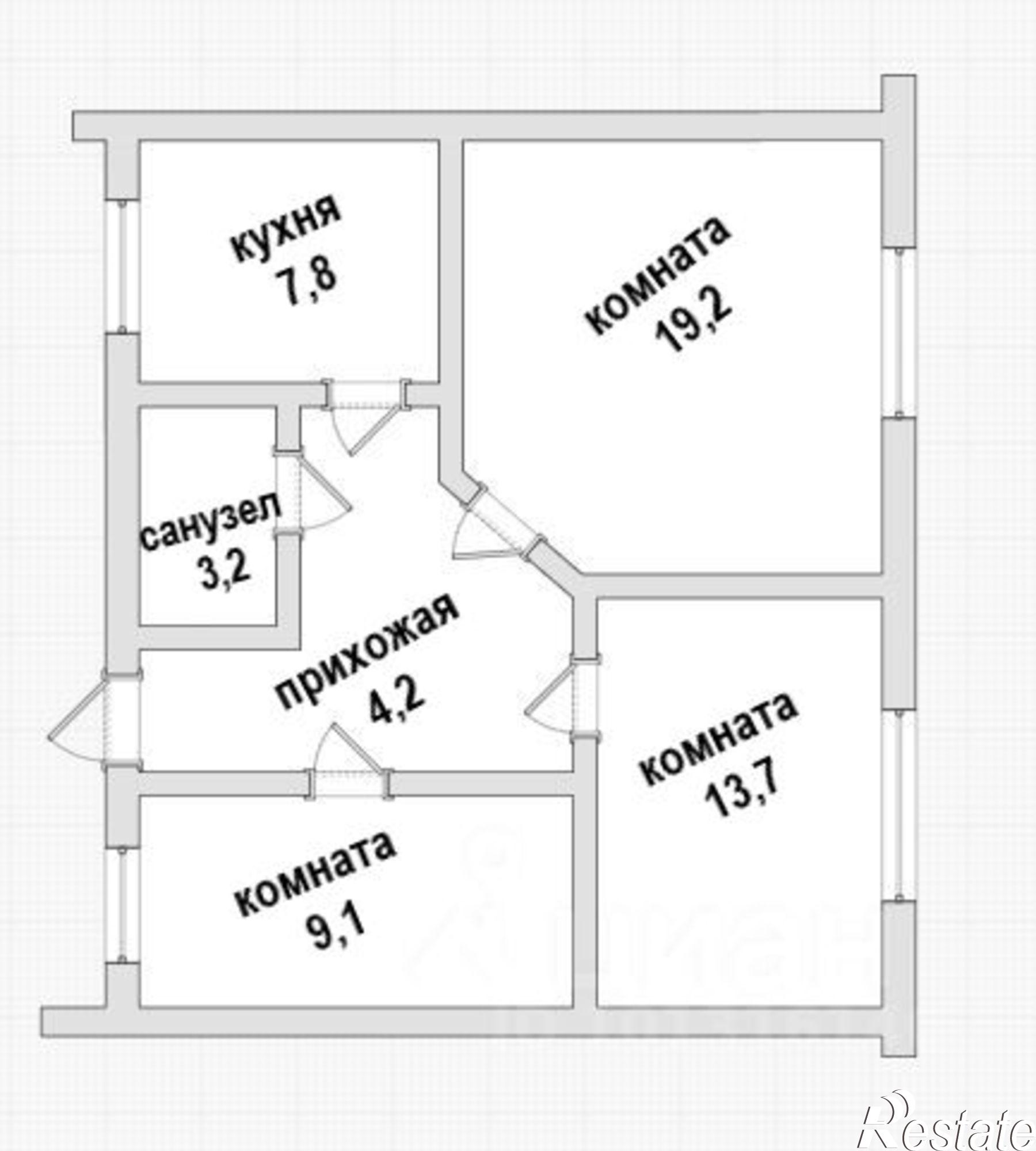 Купить квартиру за 12 700 000 рублей на улица Сурикова, 42