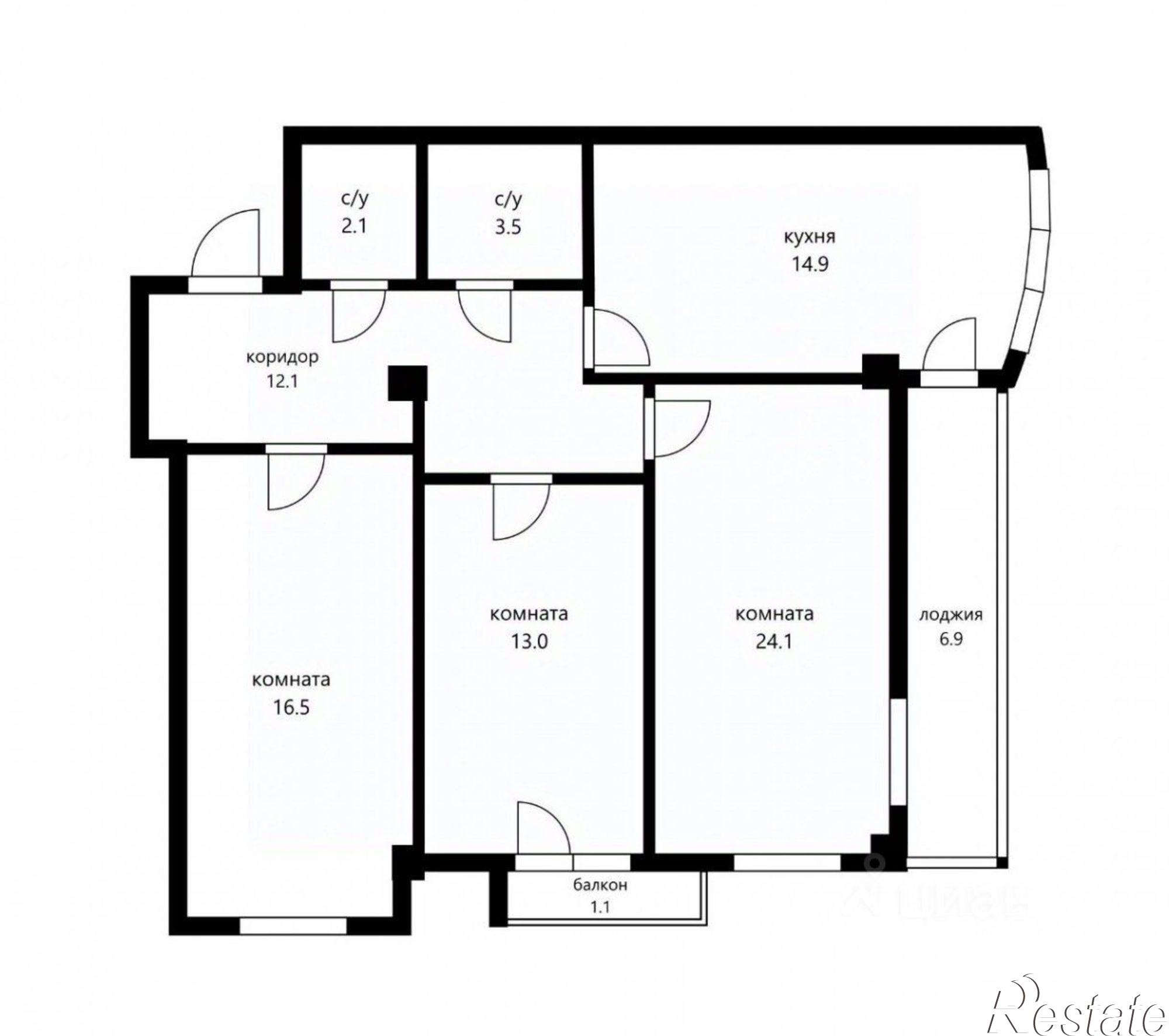 Купить квартиру за 28 000 000 рублей на ул Чернышевского, 18