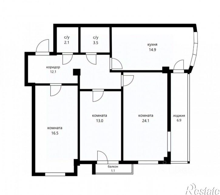 3-комн квартира ул Чернышевского, 18,  д. 18