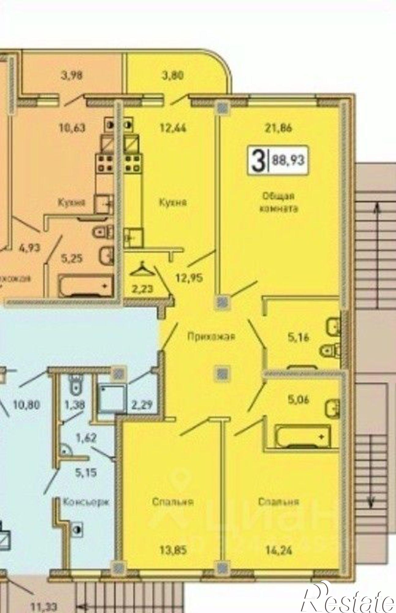 Купить квартиру за 15 000 000 рублей на ул Маршала Жукова, 1 1