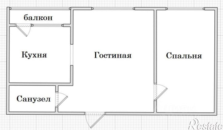 2-комн квартира Туристическая улица, 4Г к2А,  д. 4Г к2А