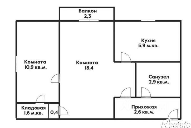 2-комн квартира ул Островского, 21,  д. 21