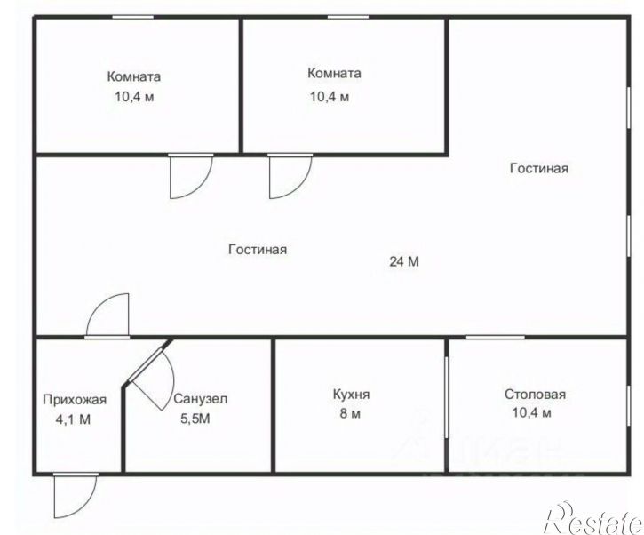 3-комн квартира ул Пионерская, 4,  д. 4