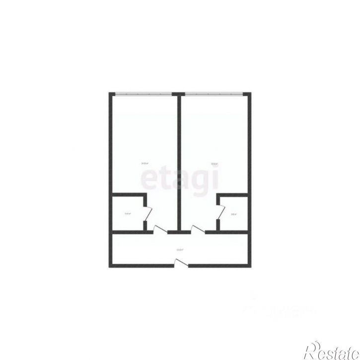 2-комн квартира Крымская улица, 22 к22,  д. 22 к22