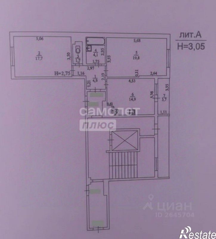 2-комн квартира ул Жуковского, 18,  д. 18