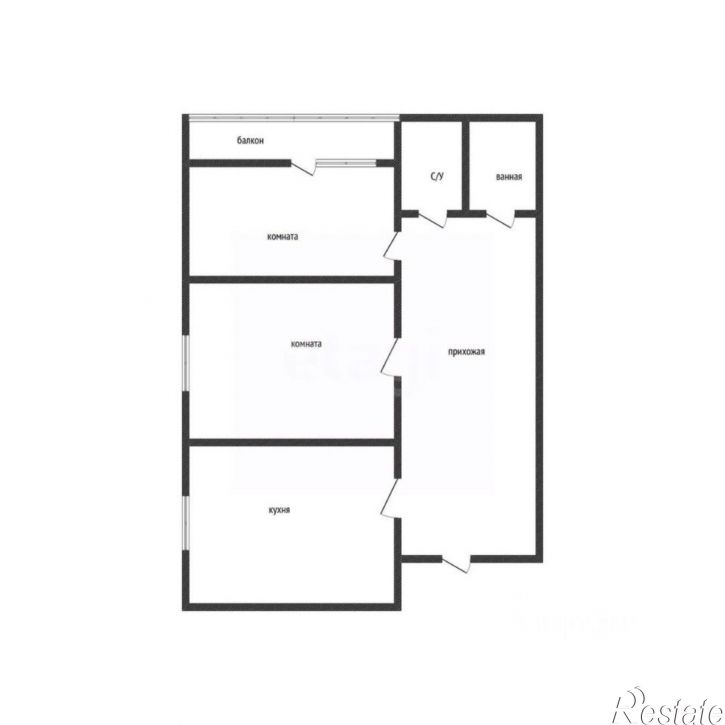 2-комн квартира ул Олега Кошевого, 32,  д. 32