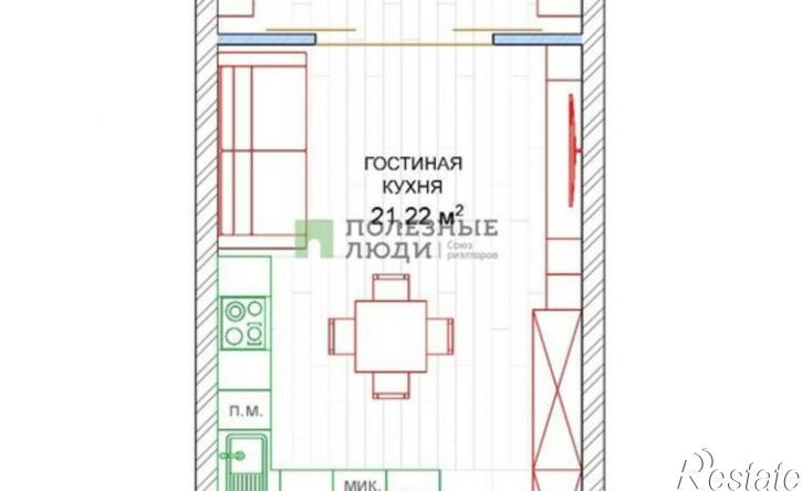 1-комн квартира ул Шмидта, 3,  д. 3