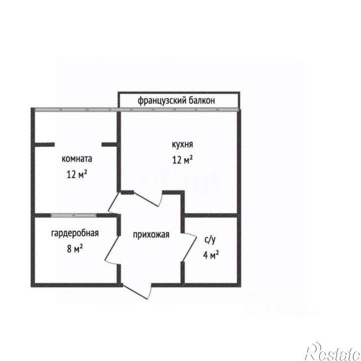 1-комн квартира ул Витебская, 12 7,  д. 12 7,  к. 7