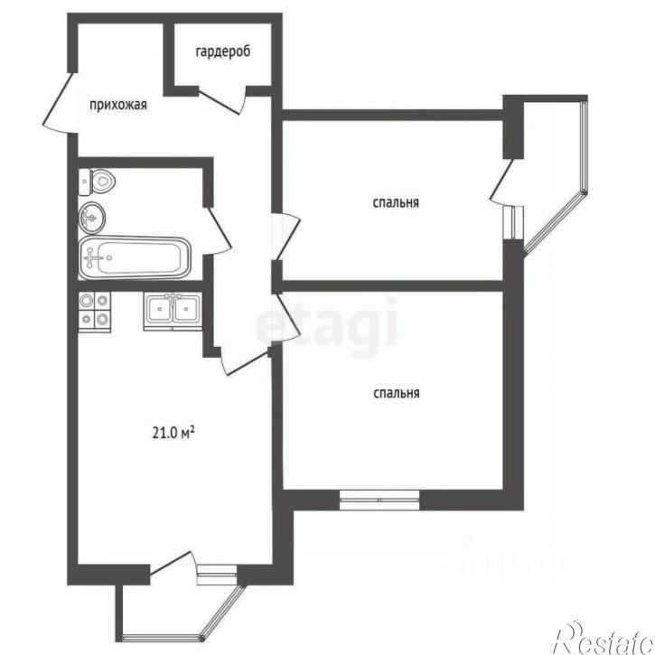 2-комн квартира Геленджикский пр-кт, 4В,  д. 4В