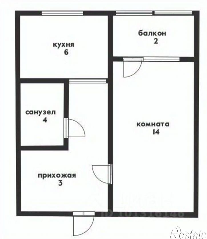 1-комн квартира ул Херсонская, 30,  д. 30