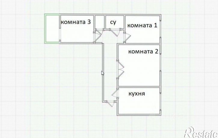 3-комн квартира Геленджик г., микрорайон Парус ул.
