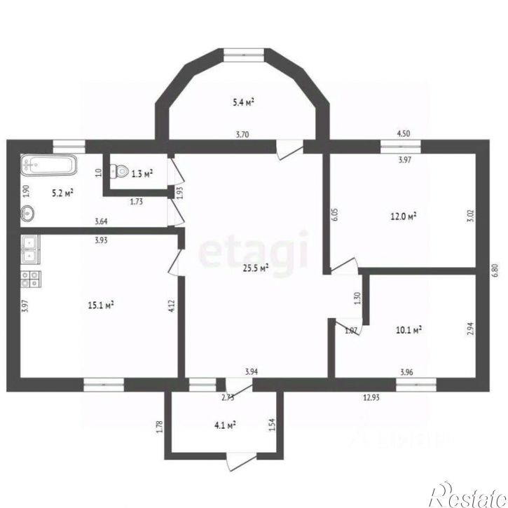 3-комн квартира ул Морская, 13А,  д. 13А