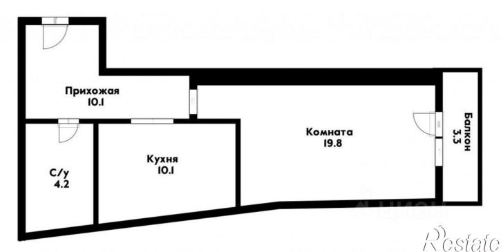 1-комн квартира ул Степная, 18,  д. 18