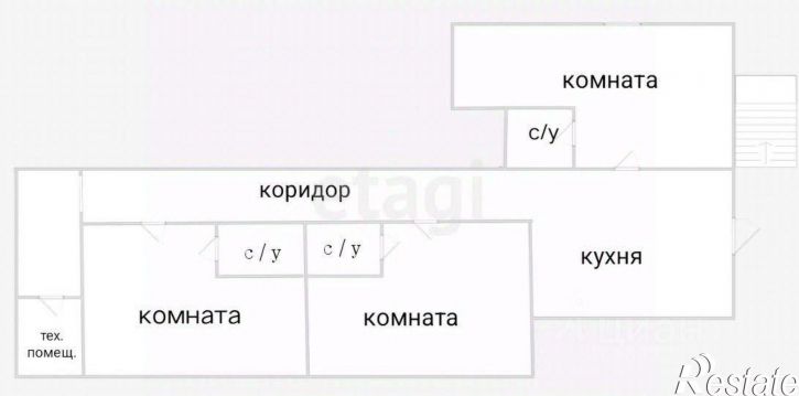 3-комн квартира Восточный пер, 38Б,  д. 38Б