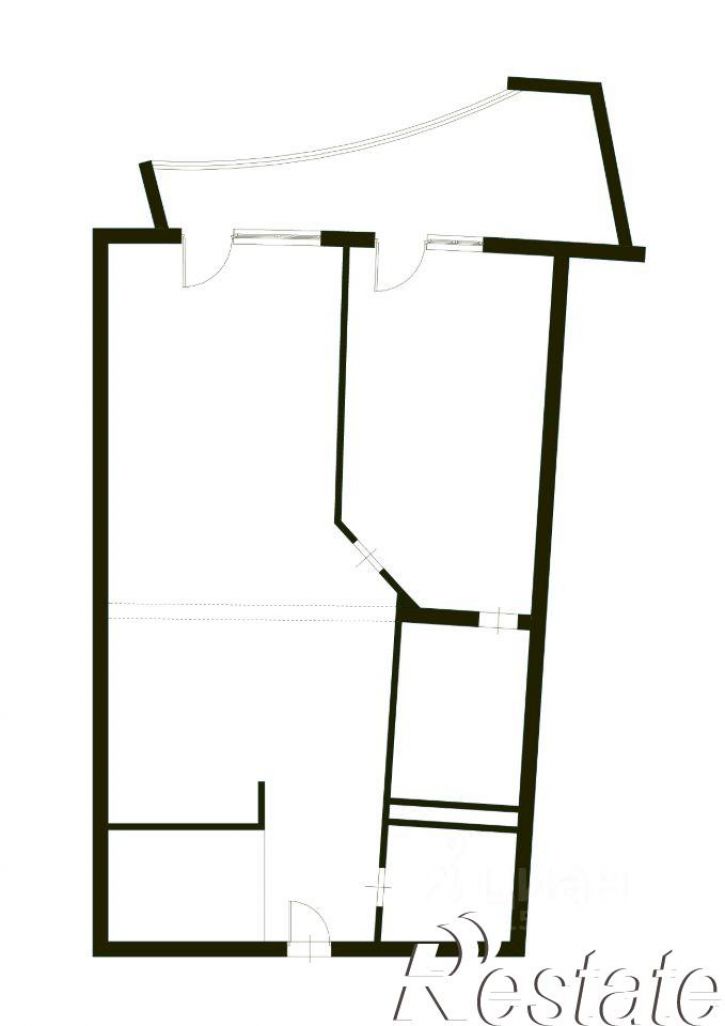 2-комн квартира Крымская улица, 3 к3,  д. 3 к3