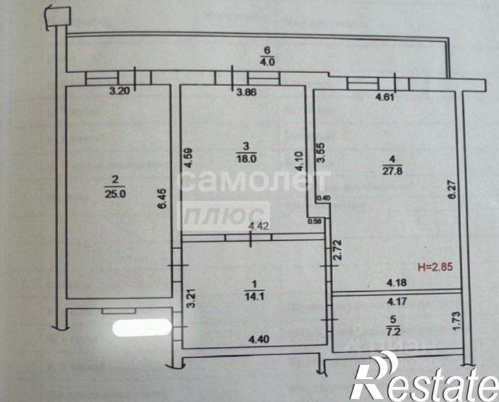 2-комн квартира Приморская улица, 30,  д. 30